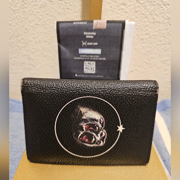 Givenchy Monkey Brothers Bi Fold Wallet Card Holder - Picture 1 of 10